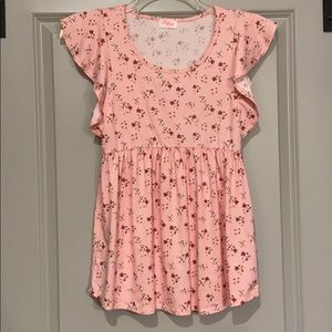 Pulse flutter sleeve top size XS